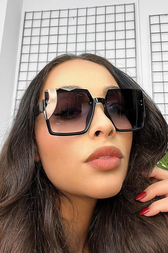 Extra Large Square Frame Sunglasses-SinglePrice