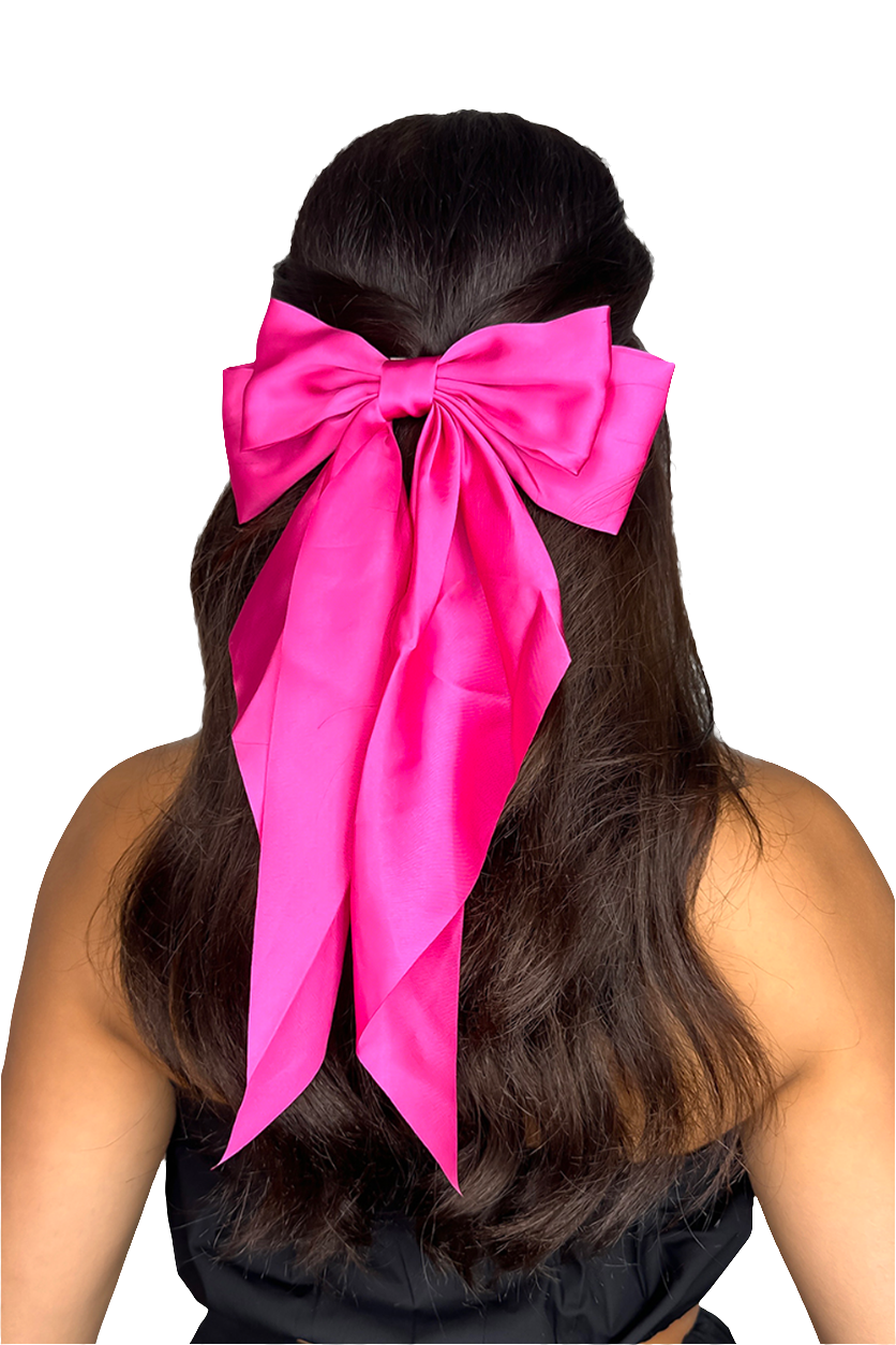 Wholesale Women's Large Satin Bow Hair Accessory (PACK OF 5)
