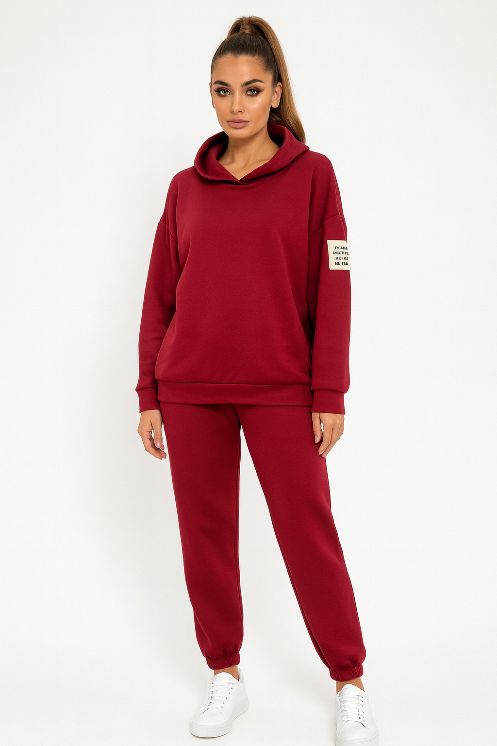 Hooded Sweatshirt And Joggers Loungewear Set