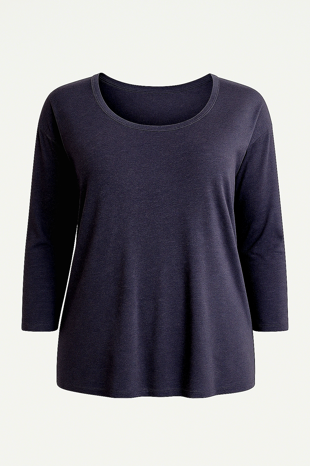 Lightweight Viscose Blend Knit Basic Jumper