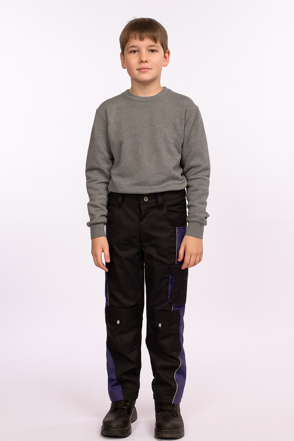 Durable Reinforced Knee Panel Boys' Cargo Trousers
