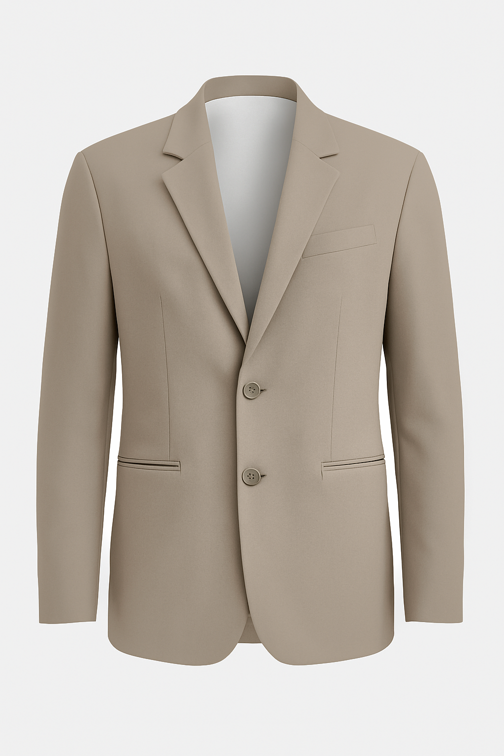 Men's Notched Lapel Relaxed Fit Tailored Blazer