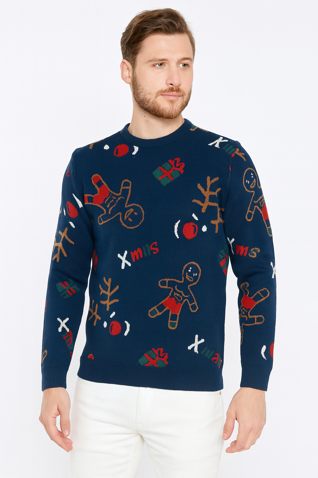 Men's Knitted Festive Christmas Jumper