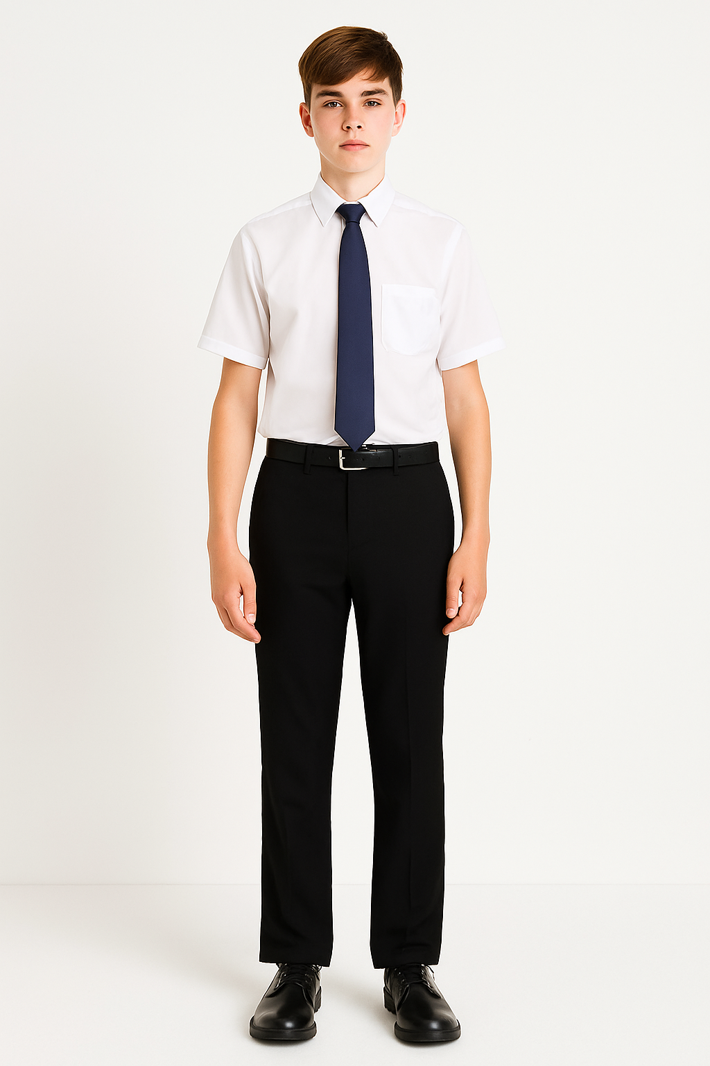 Pack of 2 Back to School Straight Leg Boys' Uniform Trousers