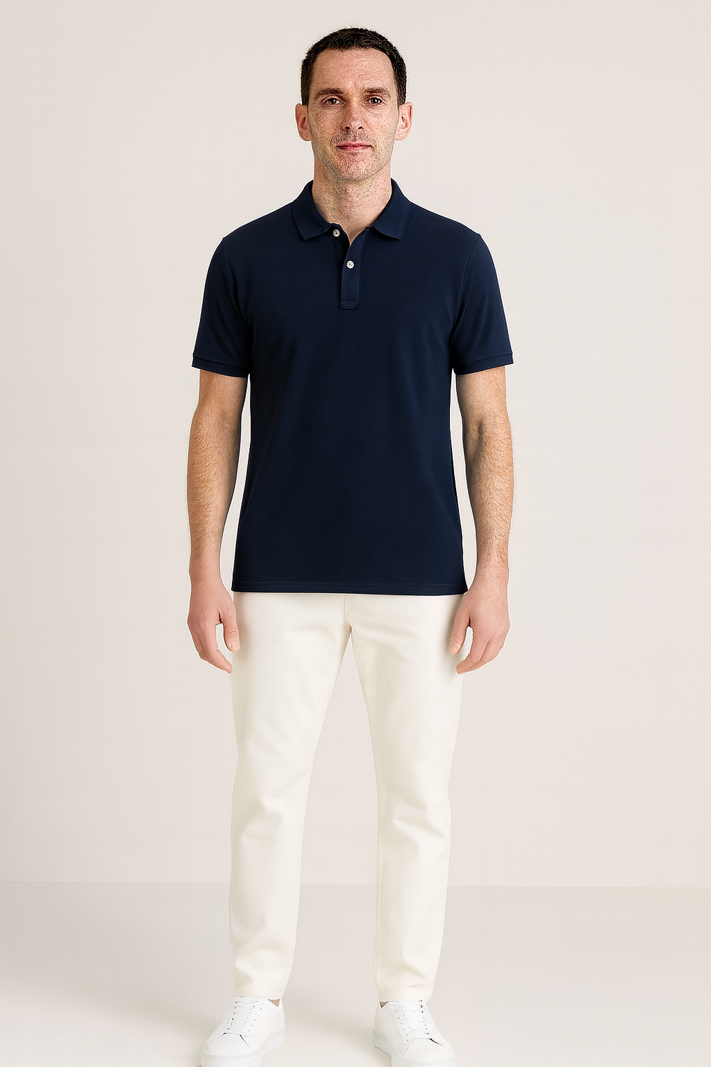 Men's Short Sleeve Cotton Polo Shirt