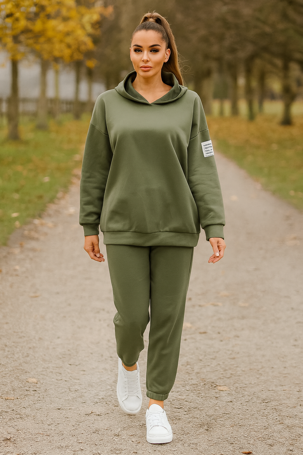 Hooded Sweatshirt And Joggers Loungewear Set