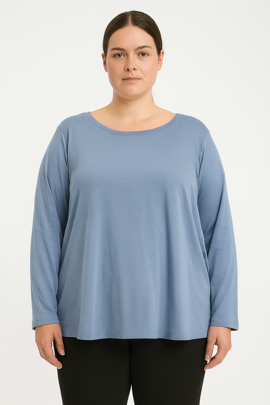 Relaxed Fit Long Sleeve Jersey Top