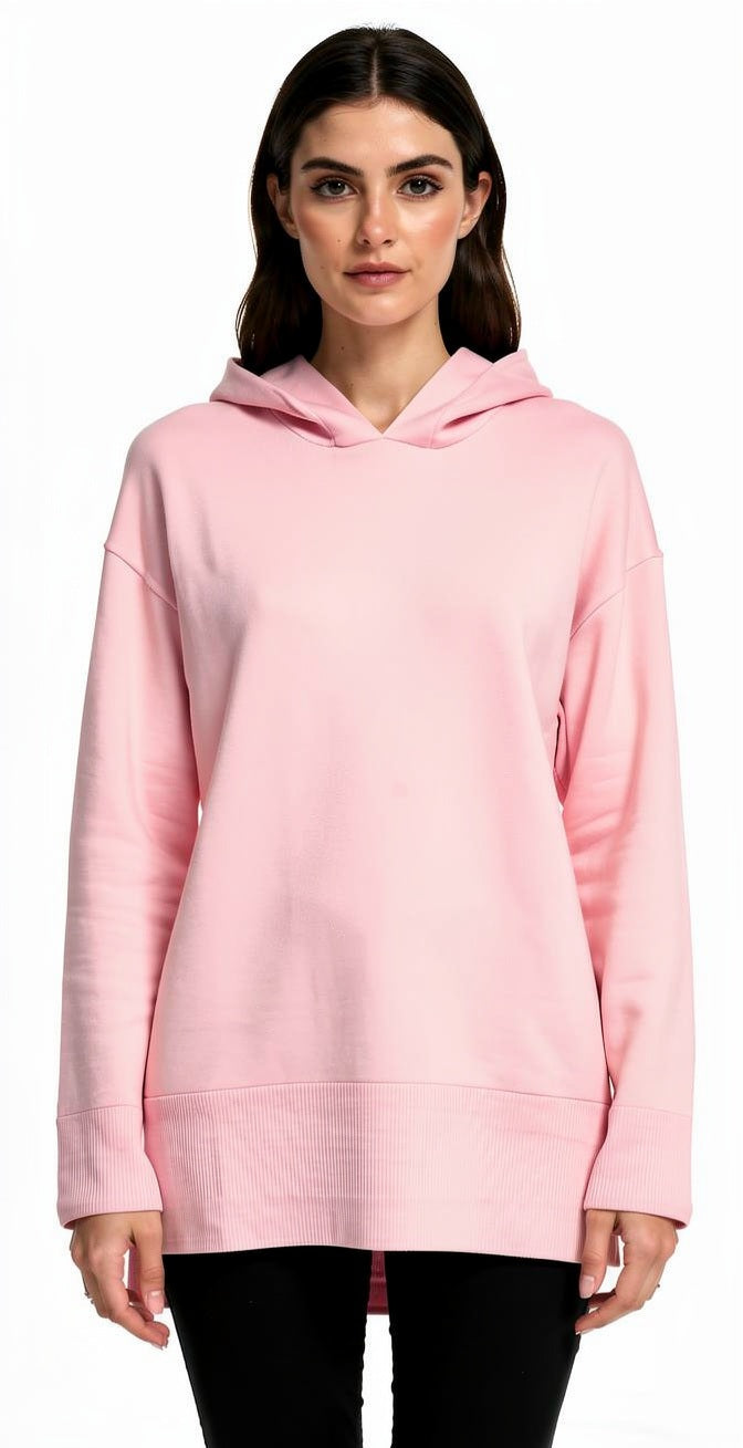 Plus Size Soft Fine Knit Viscose Blend Hoodie