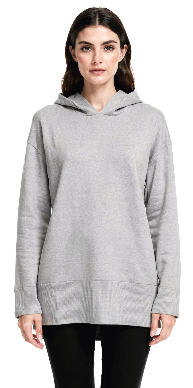 Plus Size Soft Fine Knit Viscose Blend Hoodie