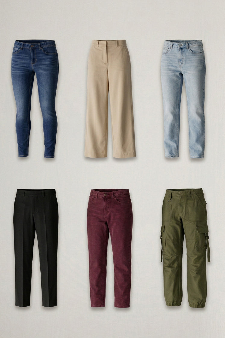 Mix Bandle of 6 Pair of Jeans-Trousers