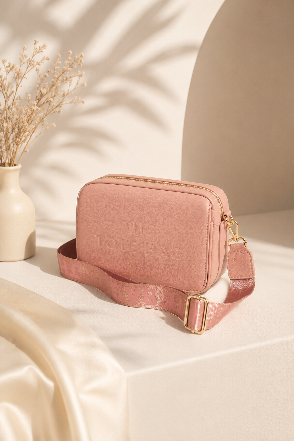 Vegan Leather Medium Size Tote Bumbag
