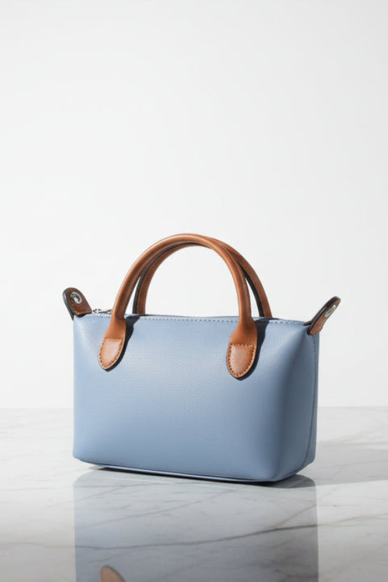 Vegan Leather Adjustable Strap Small Handbag