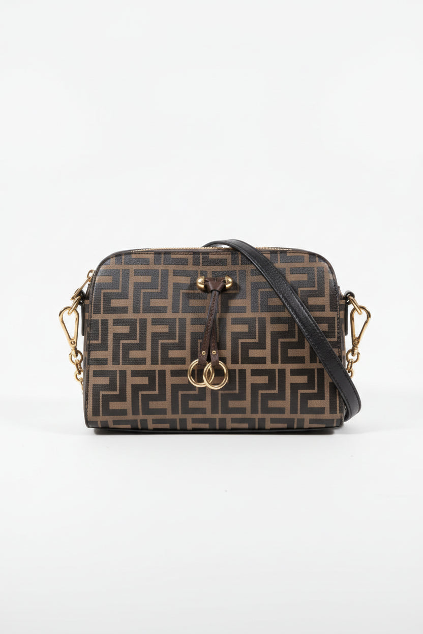 Textile Pattern Small Shoulder Bag