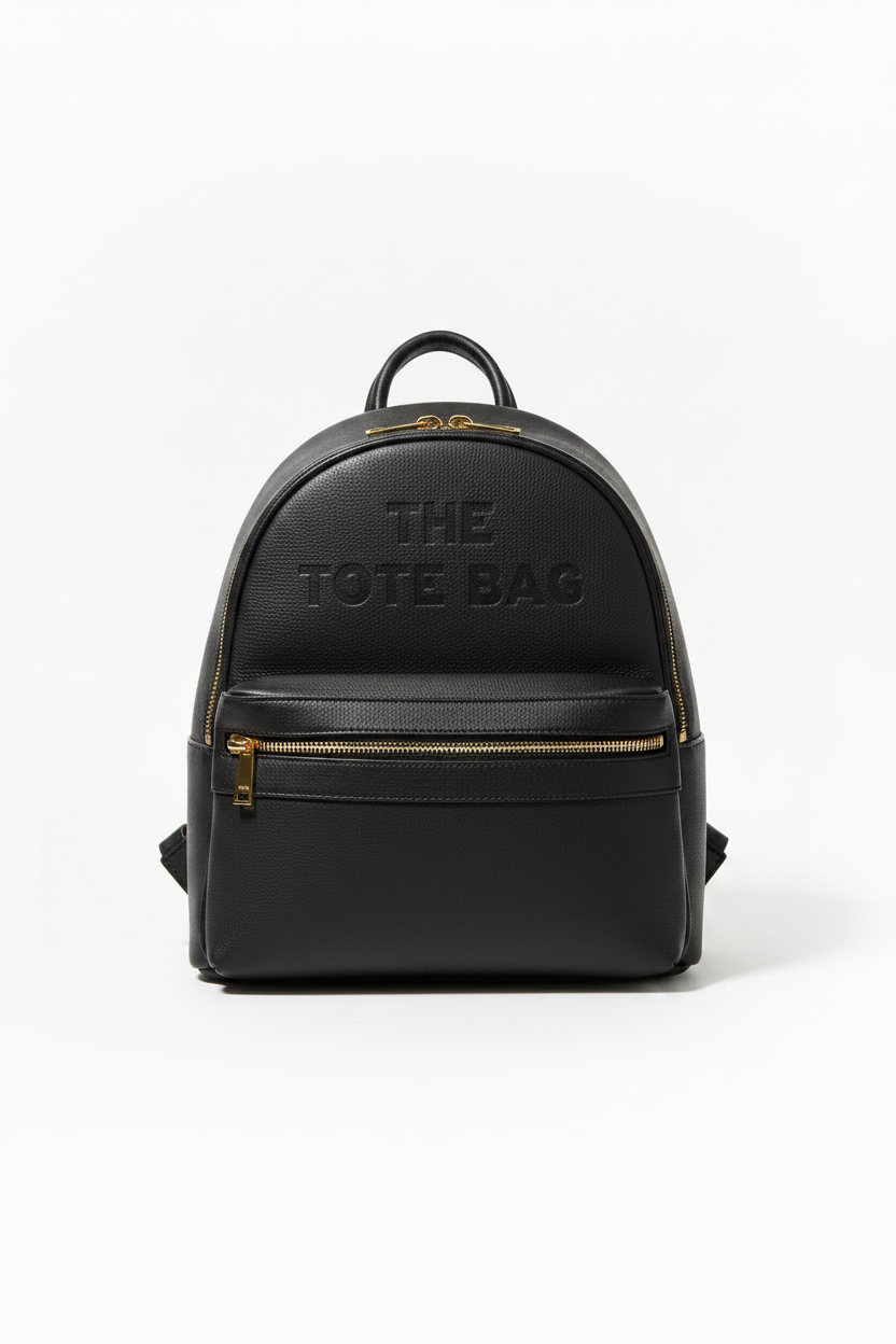 Large Vegan Leather Multiway Tote Backpack