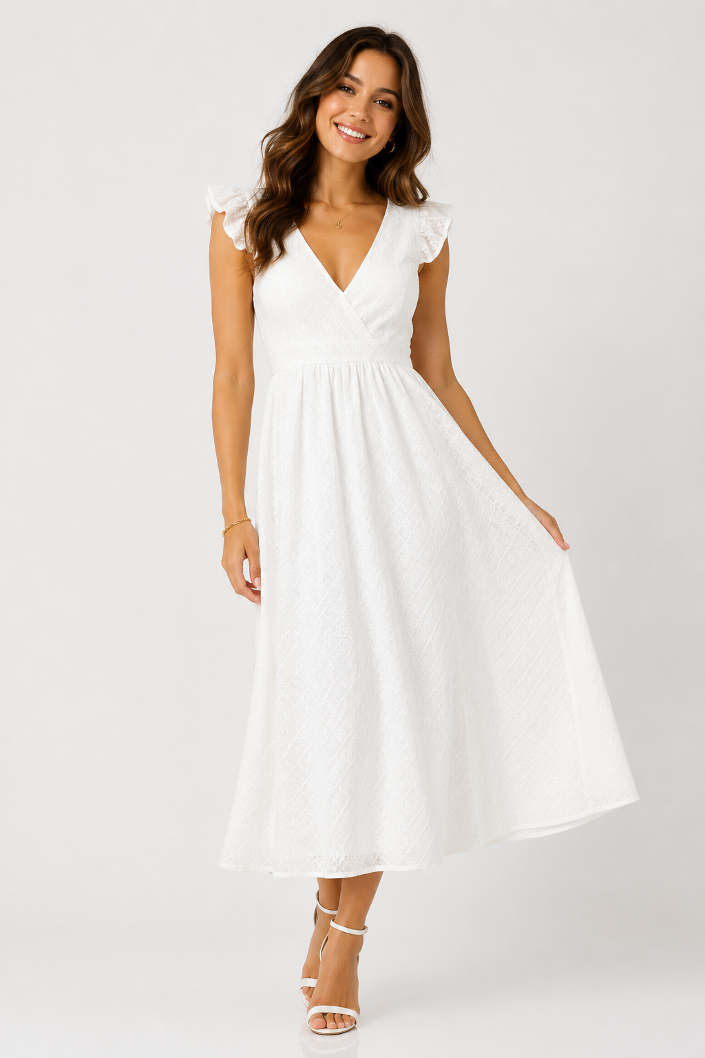 Embroidered Maxi Sundress