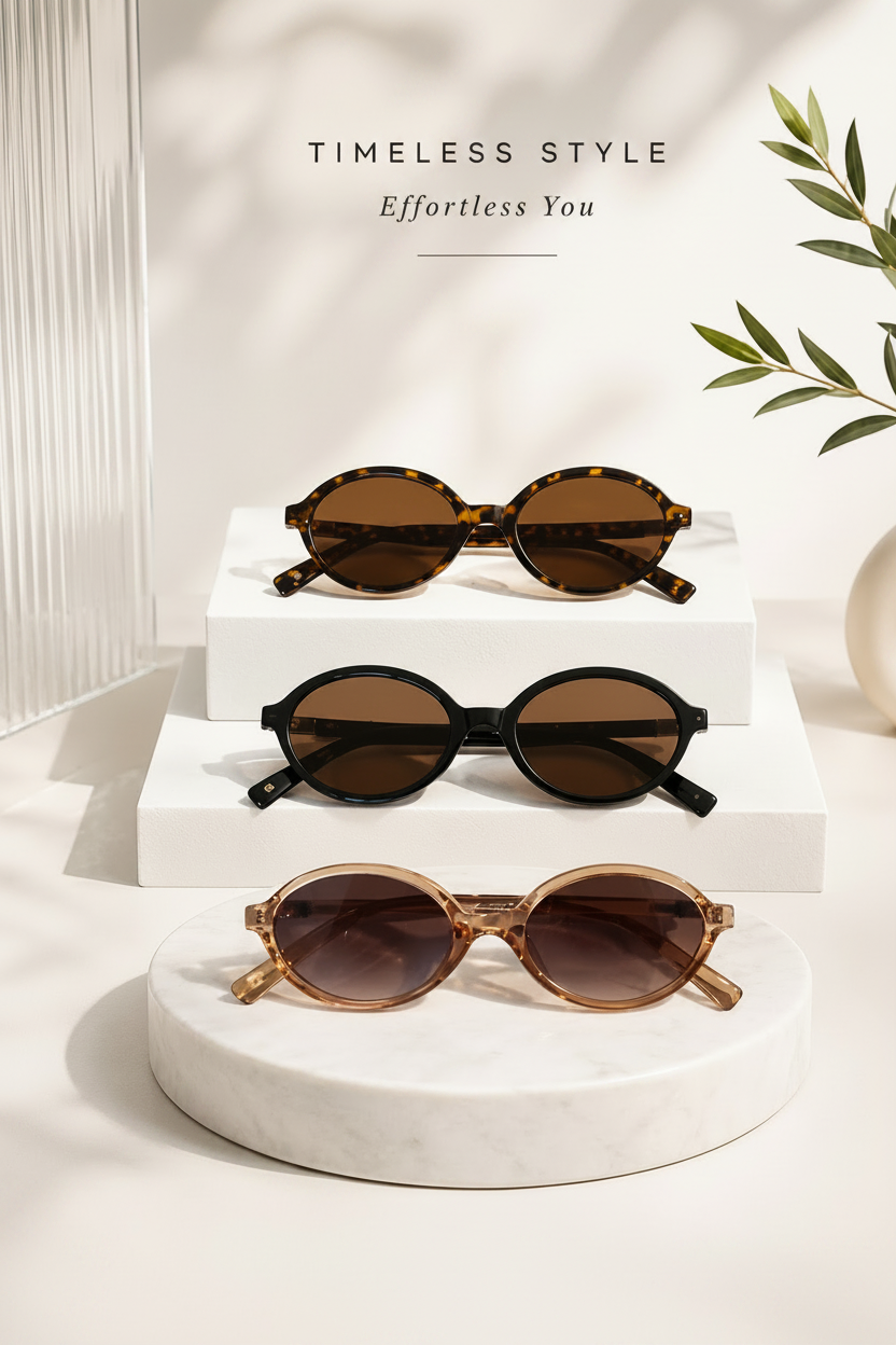 UV 400 Oval Sunglasses