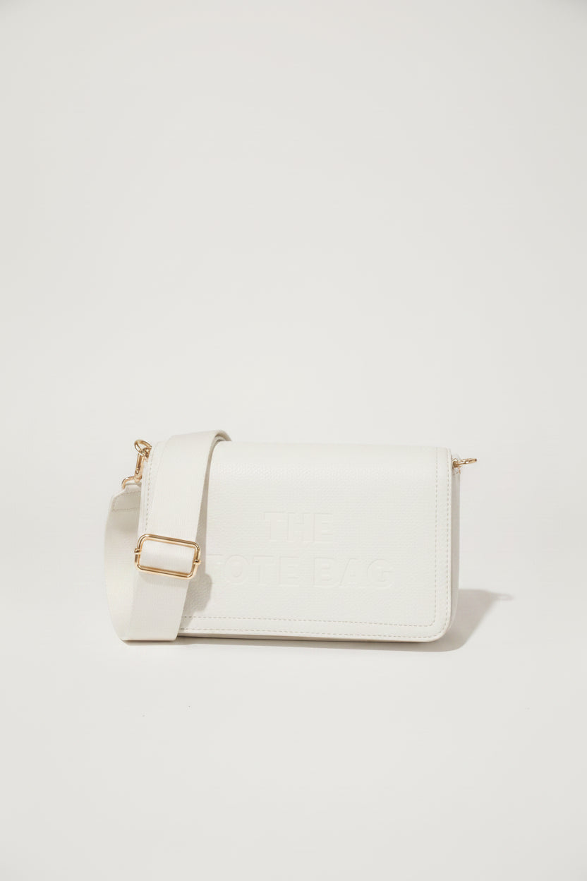 Vegan Leather Removable Strap Medium Size Tote Bag