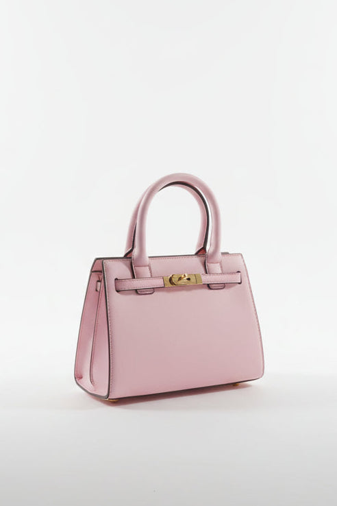 Vegan Leather Medium Structured Handbag