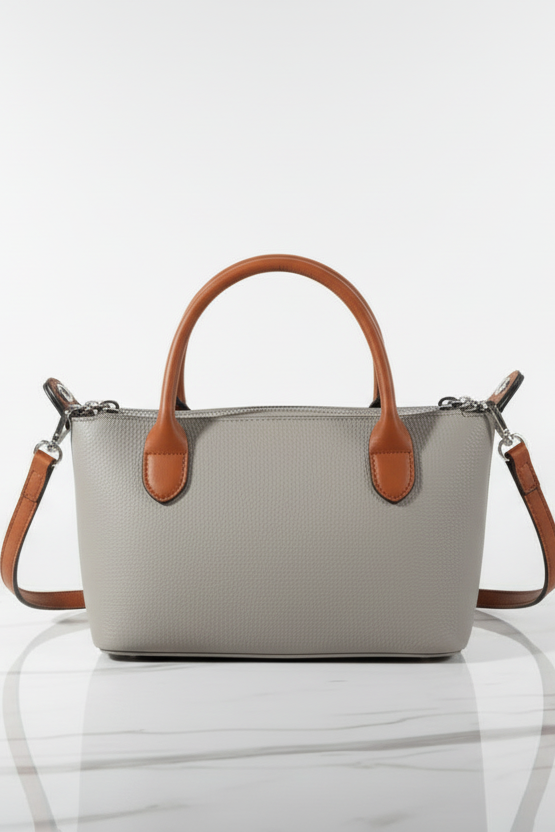 Vegan Leather Adjustable Strap Small Handbag