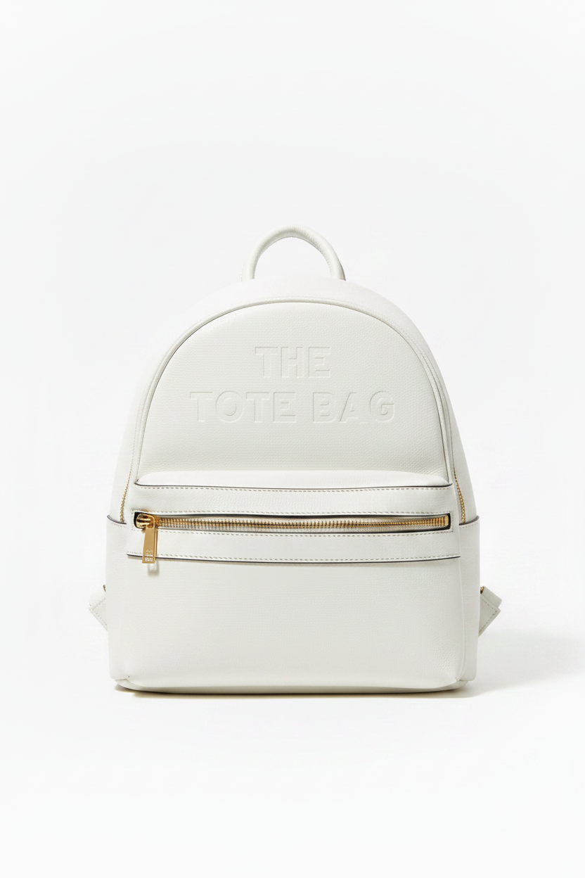 Large Vegan Leather Multiway Tote Backpack