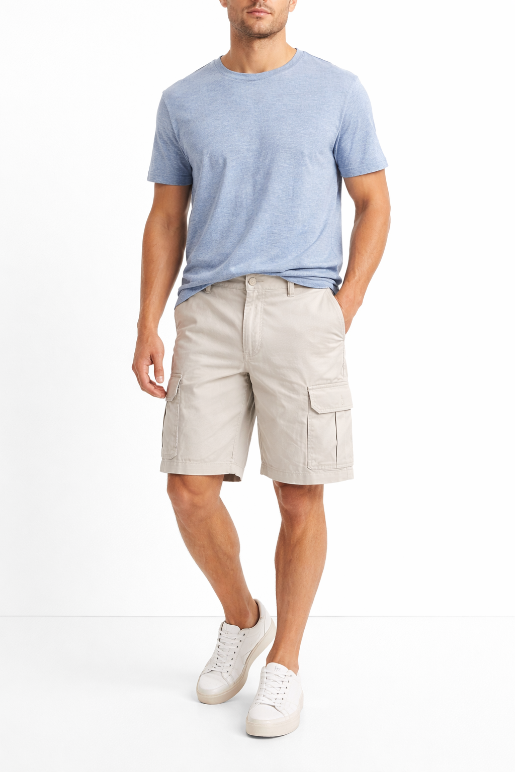 Wholesale Men's Cargo Pocket Twill Bermuda Shorts (PACK OF 34)