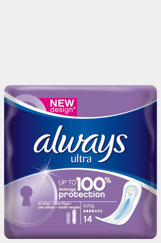 Always Ultra Sanitary Towels Long 14's - SinglePrice