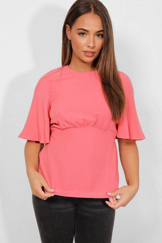 Pink Empire Waist Blouse-SinglePrice