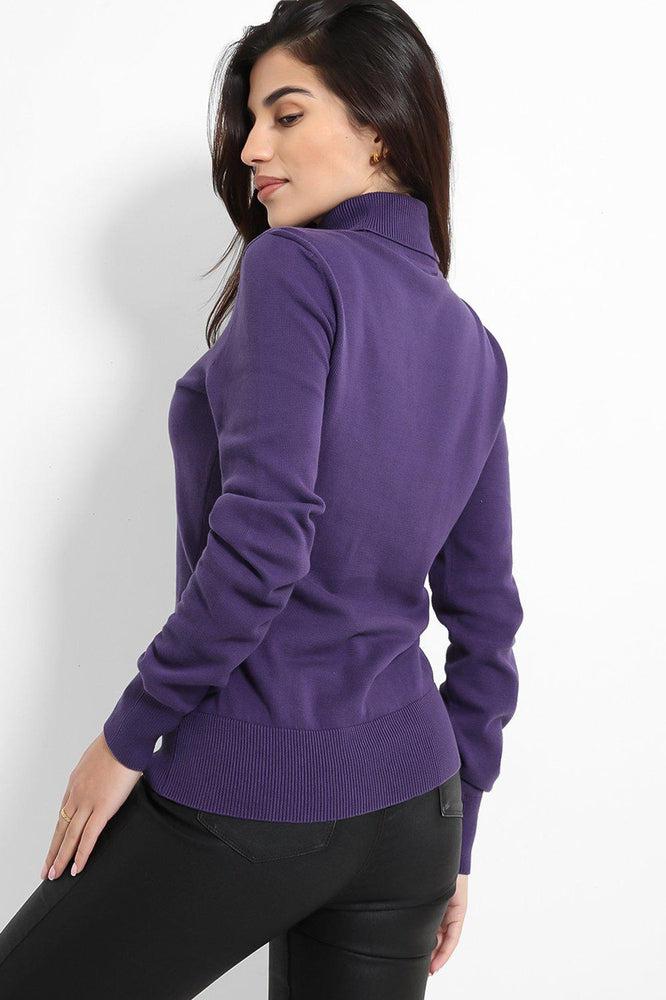 High Turtle Neck Pullover-SinglePrice