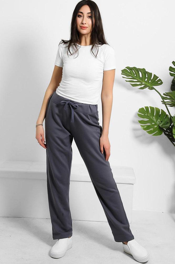 Straight Leg Casual Trousers-SinglePrice