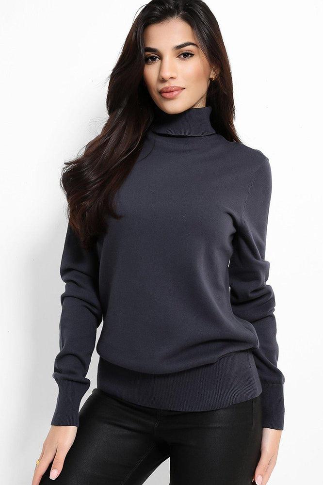 High Turtle Neck Pullover-SinglePrice