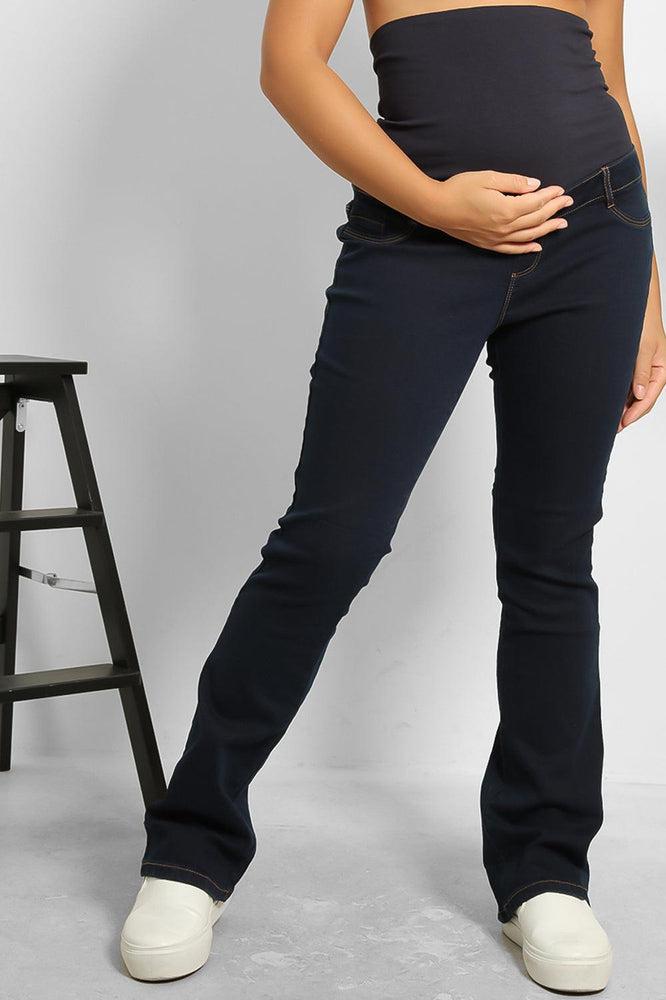 Kick Flare Legs Maternity Jeans-SinglePrice