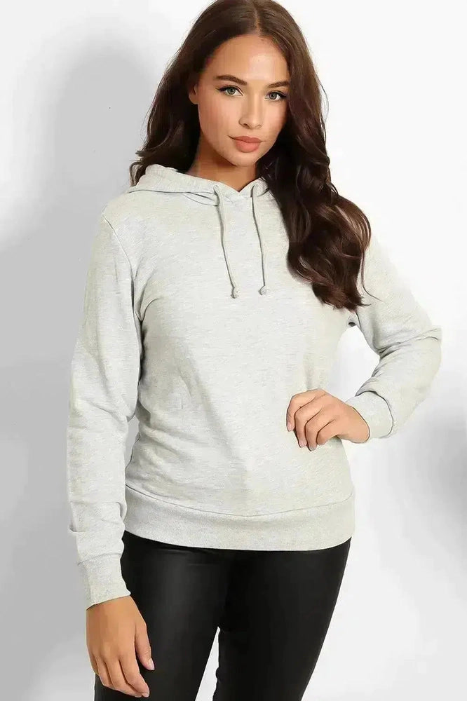 Classic Medium Thickness Solid Colour Hoodie-SinglePrice