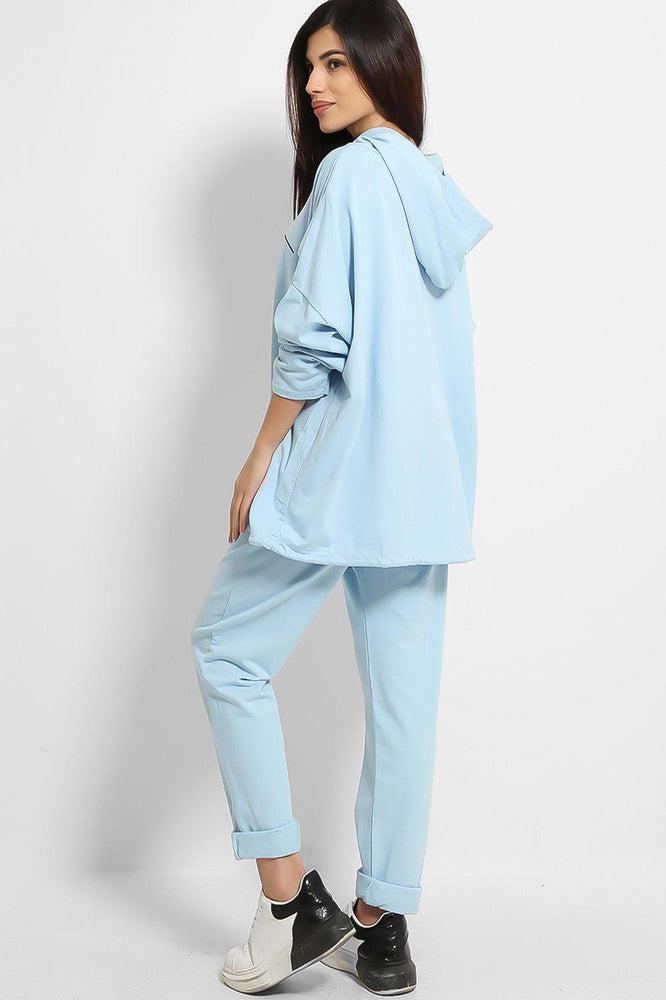Sky Blue Be Kind Slogan Organic Cotton Set-SinglePrice