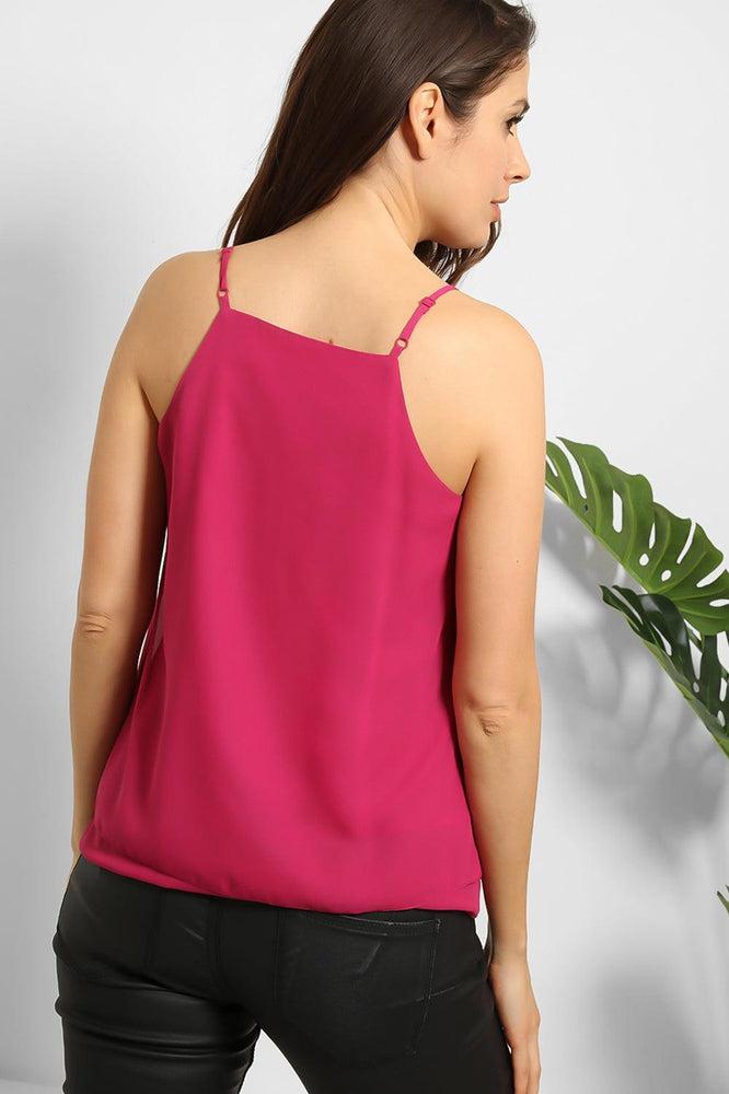 Chiffon sales strappy top