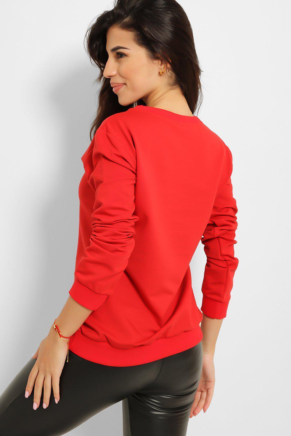 Red Santa Christmas Sweatshirt-SinglePrice