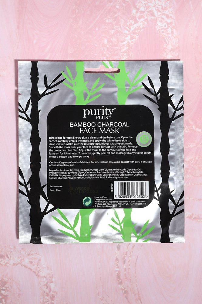 Purity Plus Bamboo Charcoal Face Mask-SinglePrice