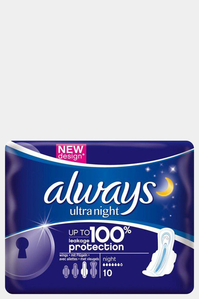 Always Ultra Sanitary Towels Night 10's - SinglePrice