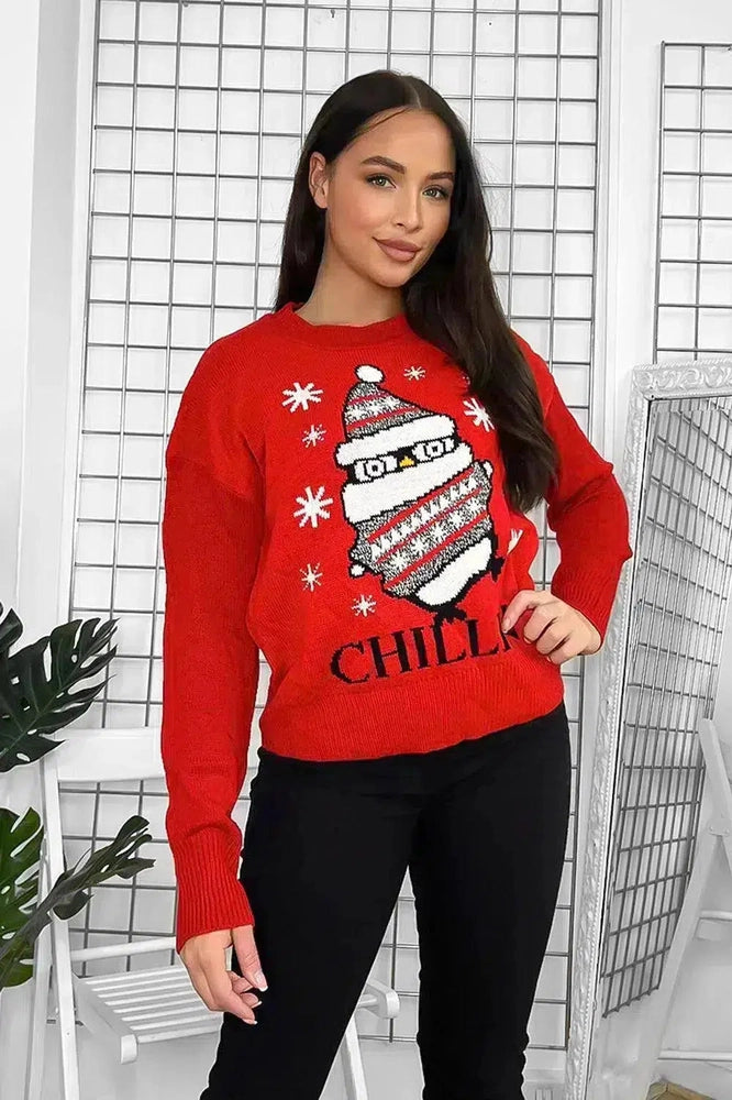 Fun Christmas Pattern Pullover-SinglePrice